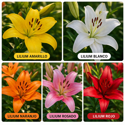 Pack Día de la Madre – 10 Bulbos Lilium & Gladiolos (5  c/u) 🌸 Edición Limitada